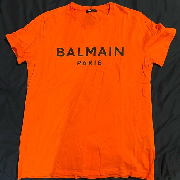 Orange Balmain T-Shirt